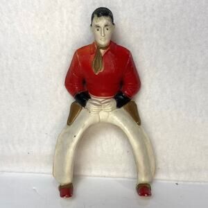 Vtg Hartland Plastics 900 Series Red Shirt Champ Cowboy Figure 1950s